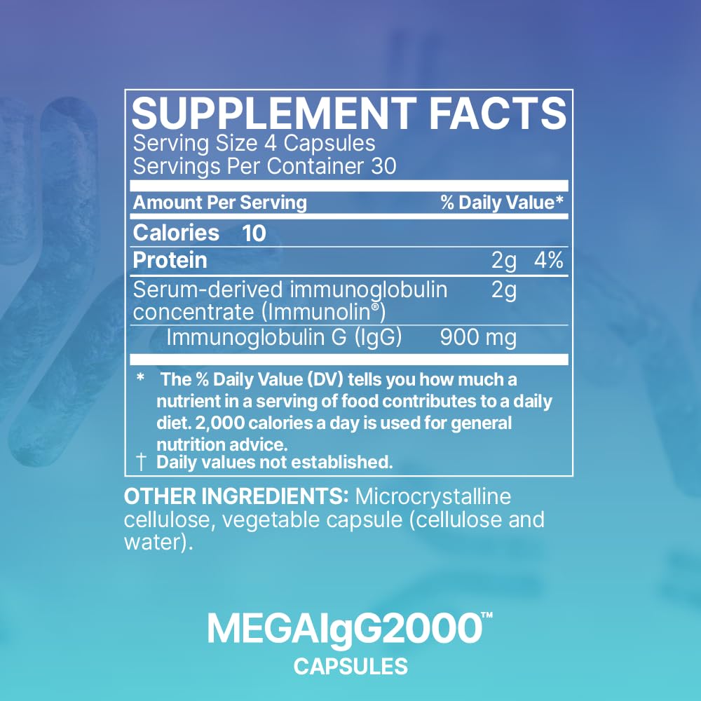 Microbiome Labs Mega IgG2000 (120 Capsules)