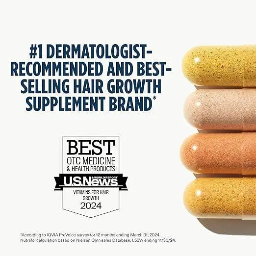 Nutrafol Men's Hair Growth Supplements Pack of 2, Clinically Tested for Visibly Thicker Hair and Scalp Coverage, Dermatologist Recommended - 1 Month - Jia Sales