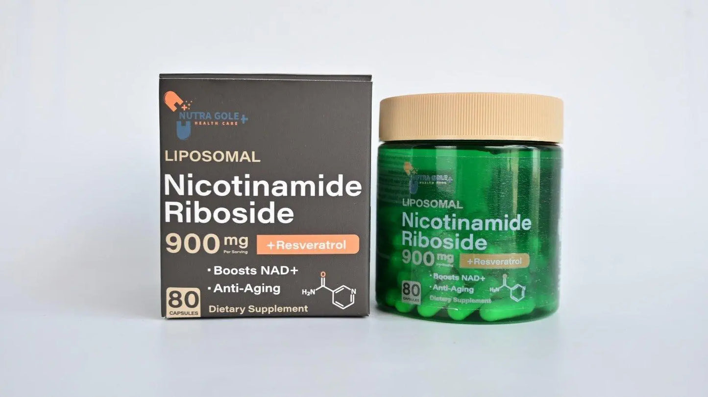 Liposomal Nicotinamide Riboside, 900mg NAD+ Supplement NMN Supplement Alternative, NAD Supplement for Anti-Aging, Energy, Focus - 100 Capsules - Jia Sales