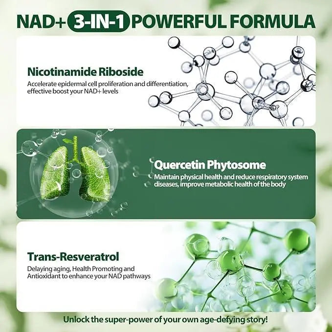 Reus Research NR900 - NAD+ Supplement for Skin Aging Support, Energy, and Focus - 80 Count - Vitamin & Wellness Supplements Dietary Healthcare Edible - Jia Sales