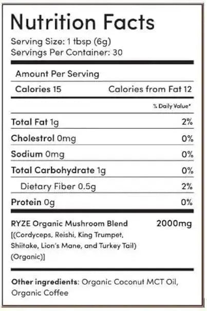 RYZE Mushroom Coffee Pack of 3 | 6 Adaptogenic Mushrooms | Organic | Instant Coffee | MCT Oil | Better Energy, Focus, Digestion, Immunity | Cordyceps, Lion’s Mane, Shiitake, Reishi, Turkey Tail, King Trumpet - Jia Sales