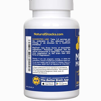 Natural Stacks MagTech - 90 Capsules