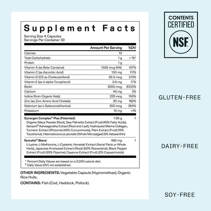 Women's Balance Hair Growth Supplements, Ages 45 and Up