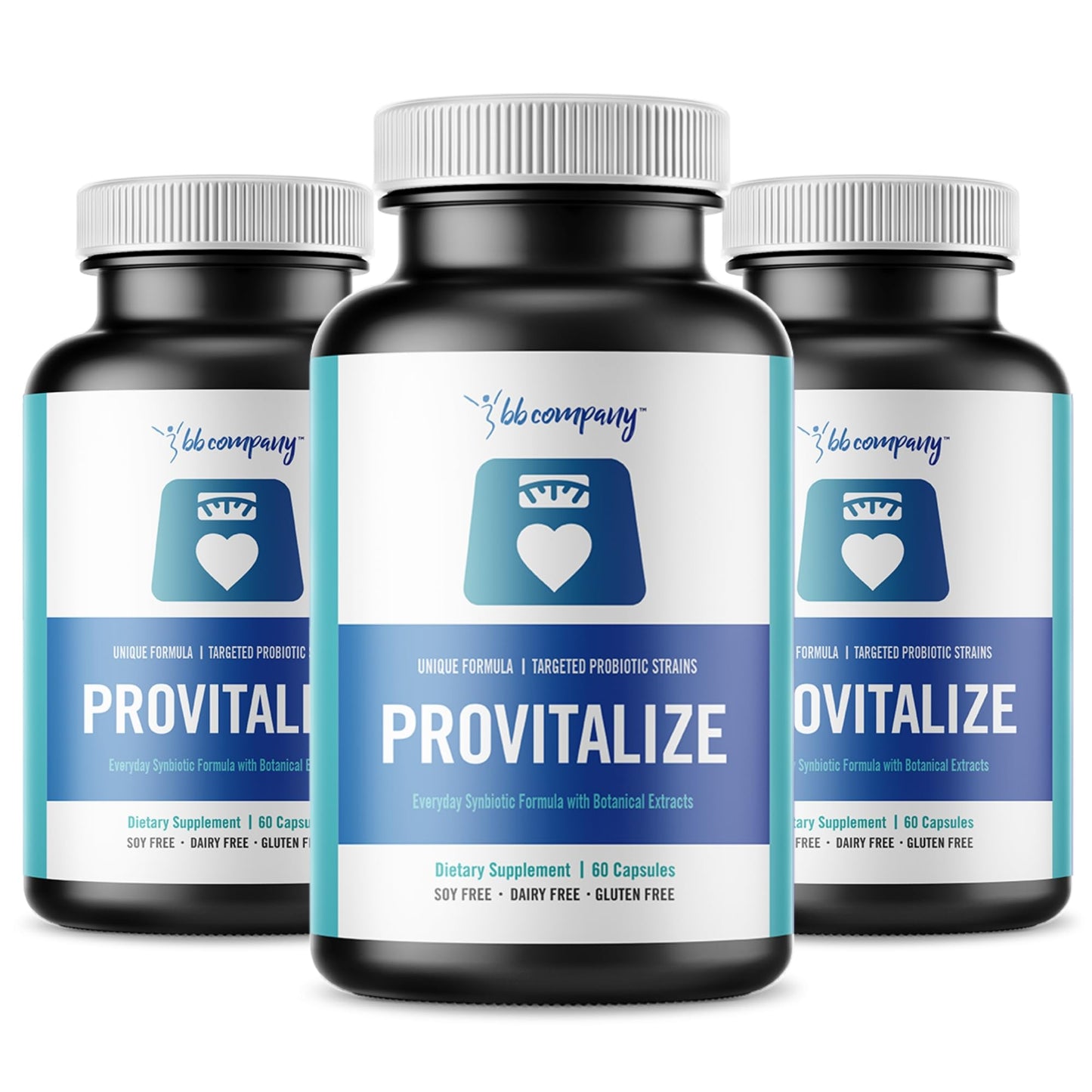 Provitalize Probiotics for Women Menopause Relief Digestive Health Joint Support Bloat Belly Fat Control Natural Formula 60 Count