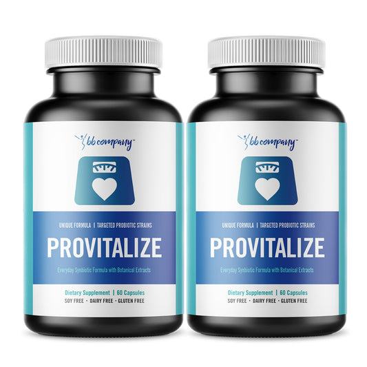 Provitalize Probiotics for Women Menopause Relief Digestive Health Joint Support Bloat Belly Fat Control Natural Formula 60 Count