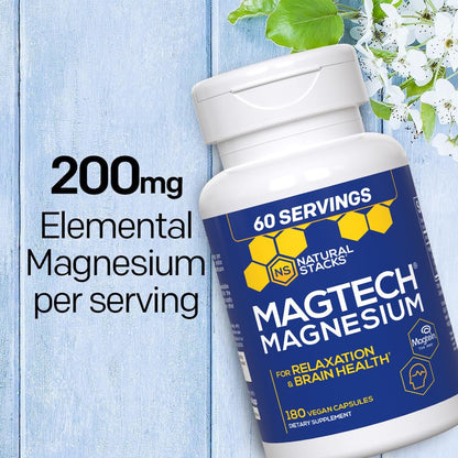 Natural Stacks MagTech - 90 Capsules