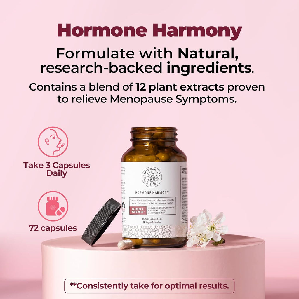 Happy Mammoth Hormone Harmony – Dietary Supplement | 72 Capsules