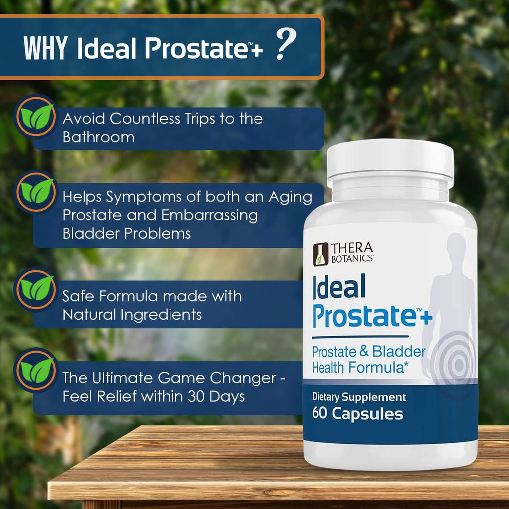 Ideal Prostate Plus Prostate & Bladder Support, Beta Sitosterol, 60 Ct