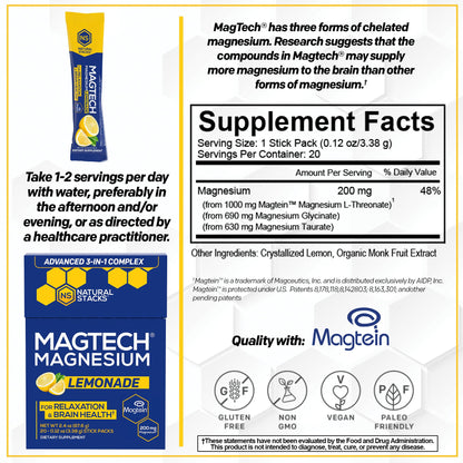 Natural Stacks MagTech - 90 Capsules