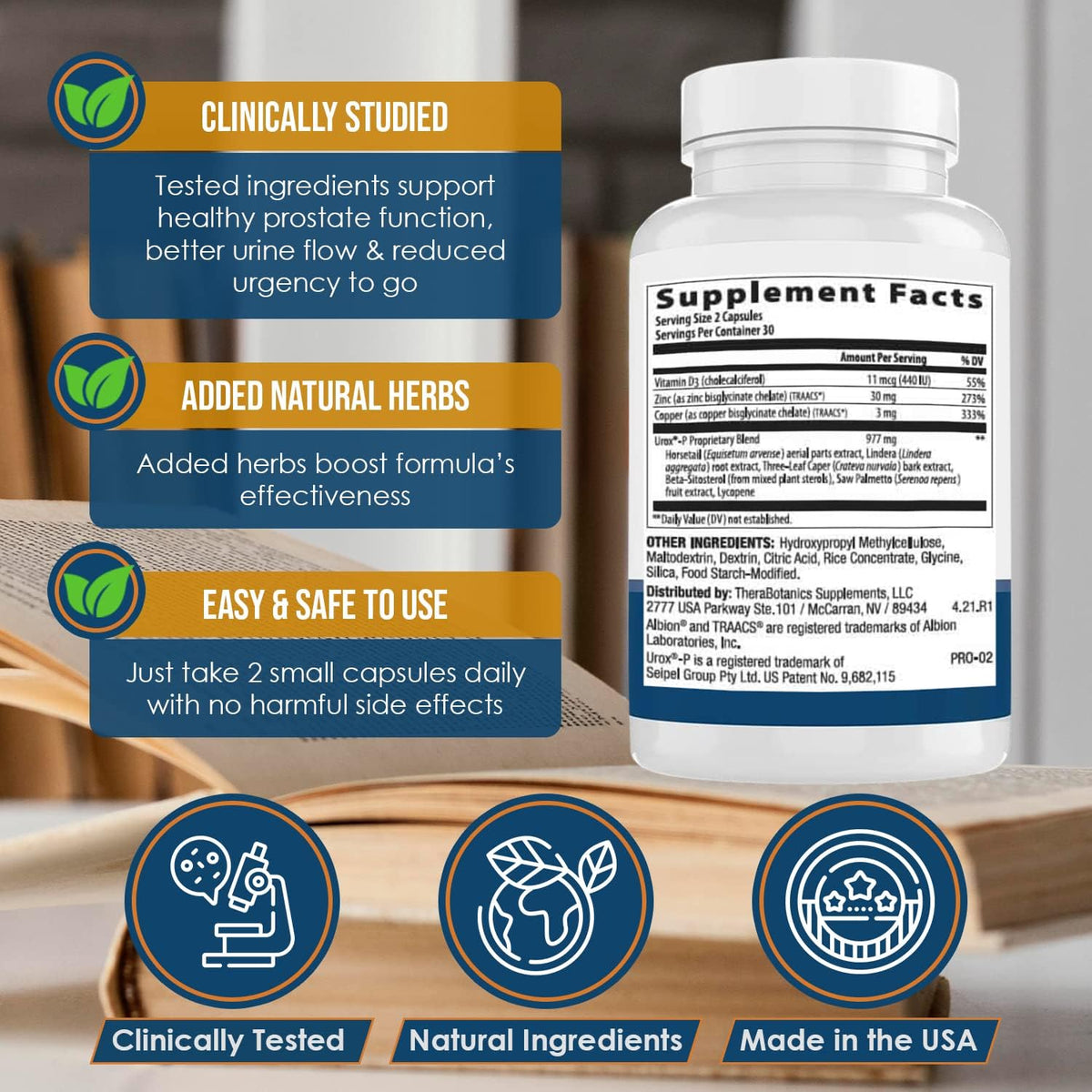 Ideal Prostate Plus Prostate & Bladder Support, Beta Sitosterol, 60 Ct