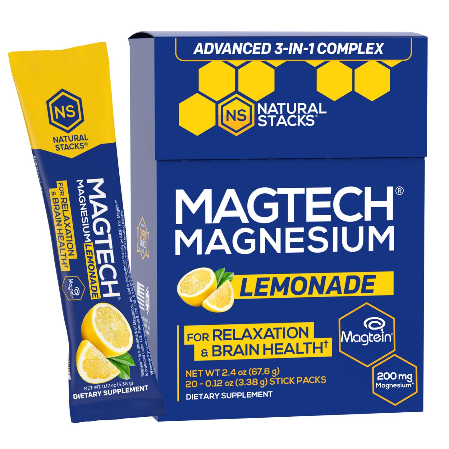 Natural Stacks MagTech - 90 Capsules