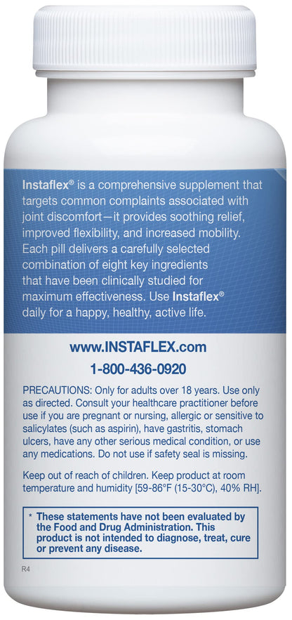 Instaflex Joint Support Supplement 90 Capsules - Clinically Studied Joint Relief Blend of Glucosamine, MSM, White Willow, Turmeric, Ginger, Cayenne, Hyaluronic Acid