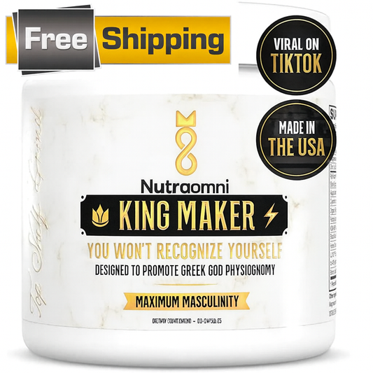King Maker Pack of 1, 13-in-1 Anabolic Supplement for Men to Increase Stamina, Lean Muscle Growth & Recovery, N.O. Booster with Tongkat Ali (LJ100), 120 Capsules