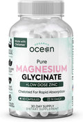 Organics Ocean Pure Magnesium Glycinate with Zinc: Advanced Sleep & Muscle Support