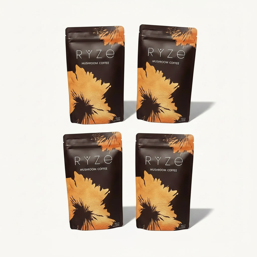 RYZE Organic Mushroom Coffee – Adaptogenic Blend for Energy, Focus & Mental Clarity