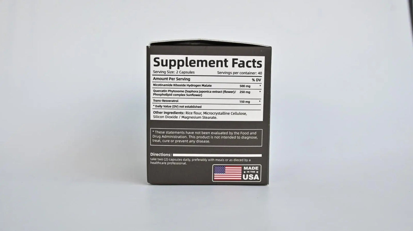 Reus Research Nicotinamide Riboside 900mg Pack of 3, NAD+ Supplement NMN Supplement Alternative