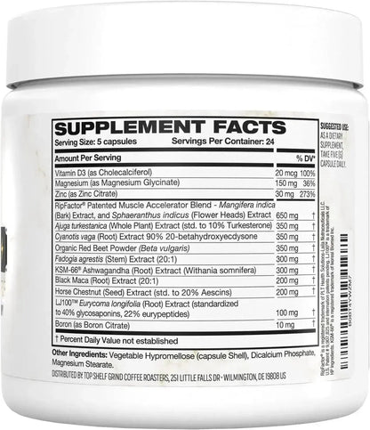 Top Shelf King Maker Pack of 2: 13-in-1 Anabolic Supplement for Men