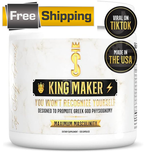 Nutragole King Maker Pack of 1, 13-in-1 Anabolic Supplement for Men to Increase Stamina, Lean Muscle Growth & Recovery, N.O. Booster with Tongkat Ali (LJ100), 120 Capsules